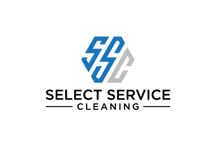 Select Service Cleaning logo design by bigboss