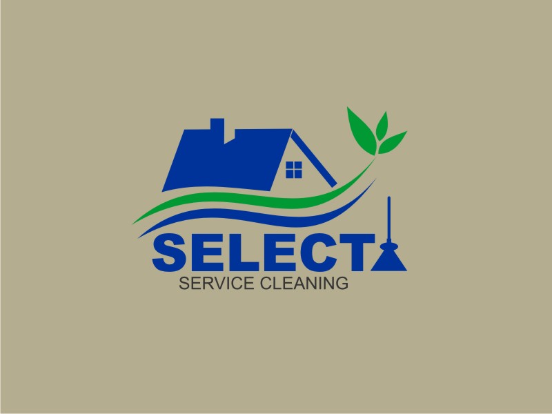 Select Service Cleaning logo design by zeta