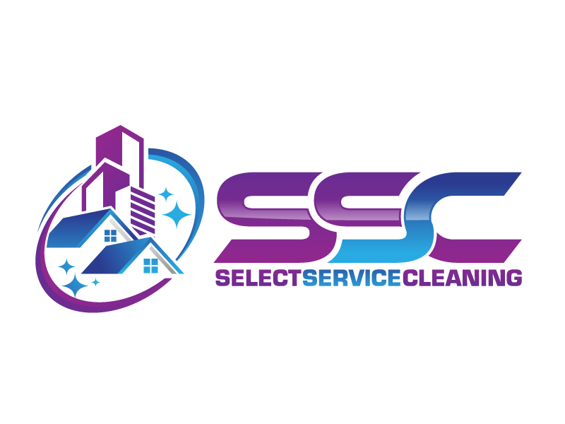 Select Service Cleaning logo design by jaize