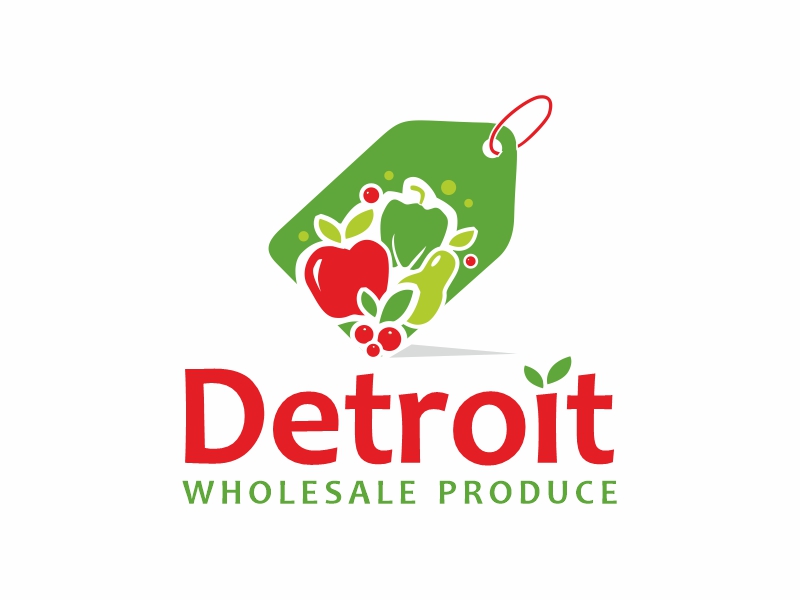 Detroit Wholesale Produce logo design by ruki
