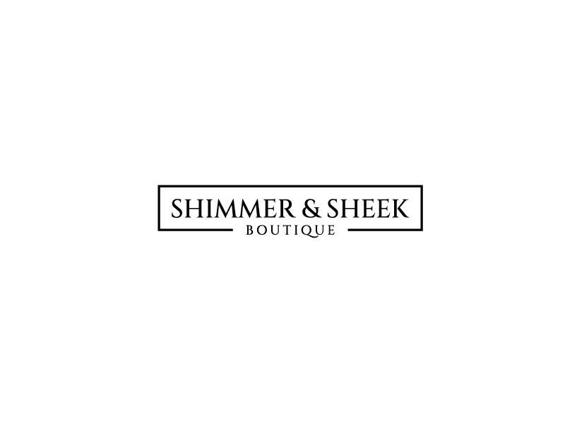 Shimmer & Sheek Boutique logo design by bigboss