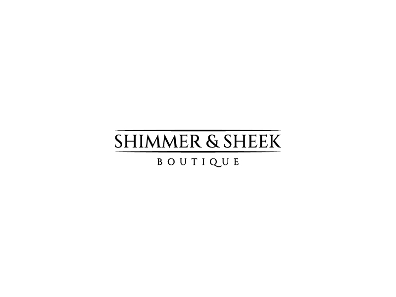 Shimmer & Sheek Boutique logo design by bigboss