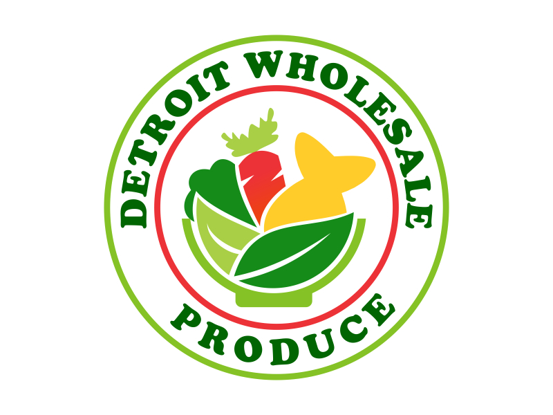 Detroit Wholesale Produce logo design by cikiyunn