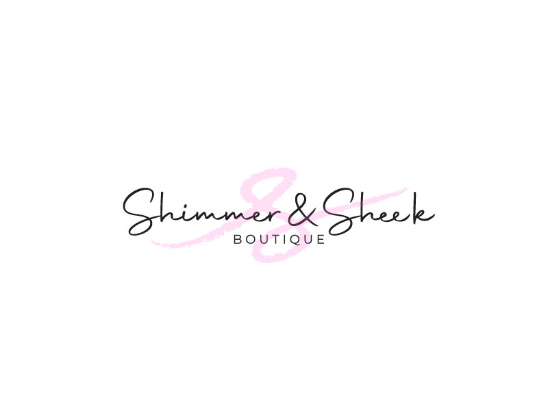 Shimmer & Sheek Boutique logo design by 21082