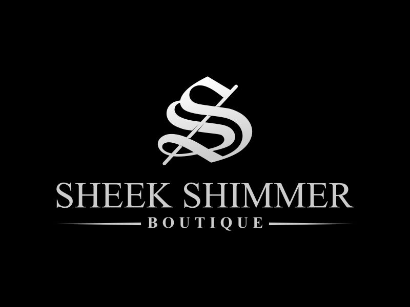 Shimmer & Sheek Boutique logo design by veter