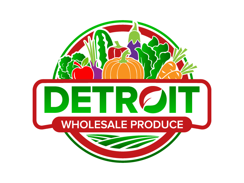 Detroit Wholesale Produce logo design by jaize