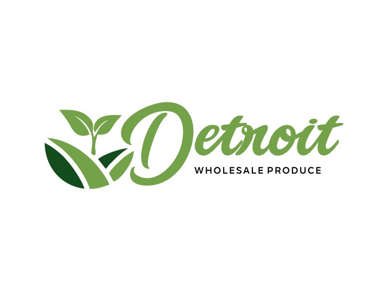 Detroit Wholesale Produce logo design by kanal