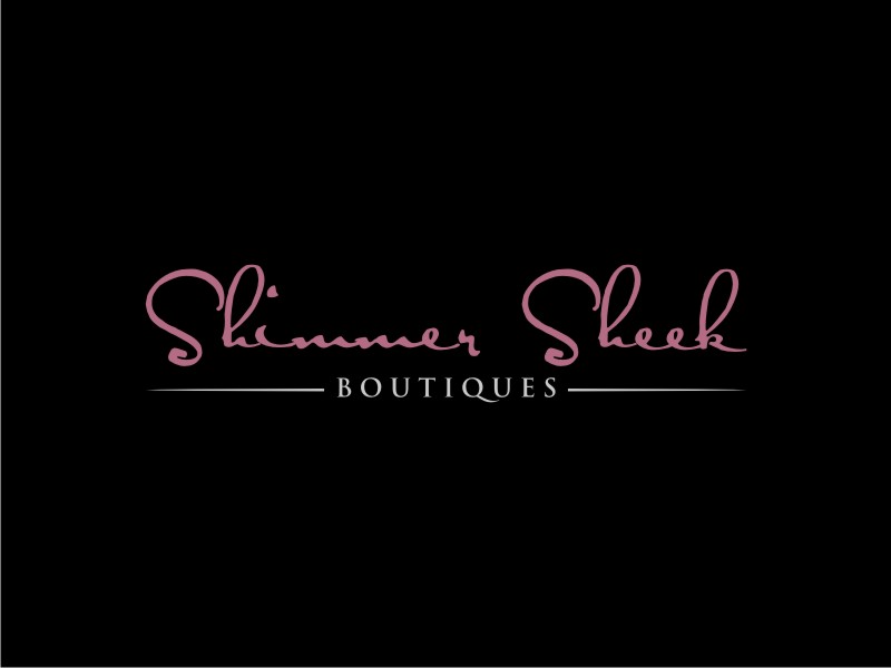 Shimmer & Sheek Boutique logo design by johana