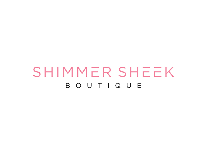 Shimmer & Sheek Boutique logo design by ndaru