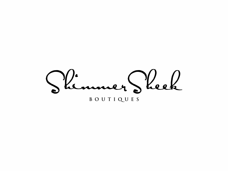 Shimmer & Sheek Boutique logo design by glasslogo