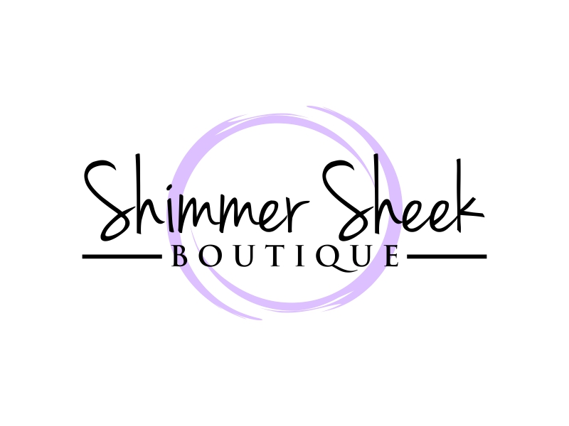 Shimmer & Sheek Boutique logo design by Purwoko21