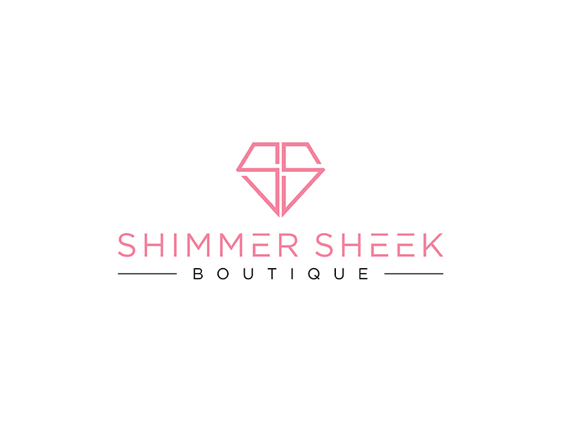 Shimmer & Sheek Boutique logo design by ndaru