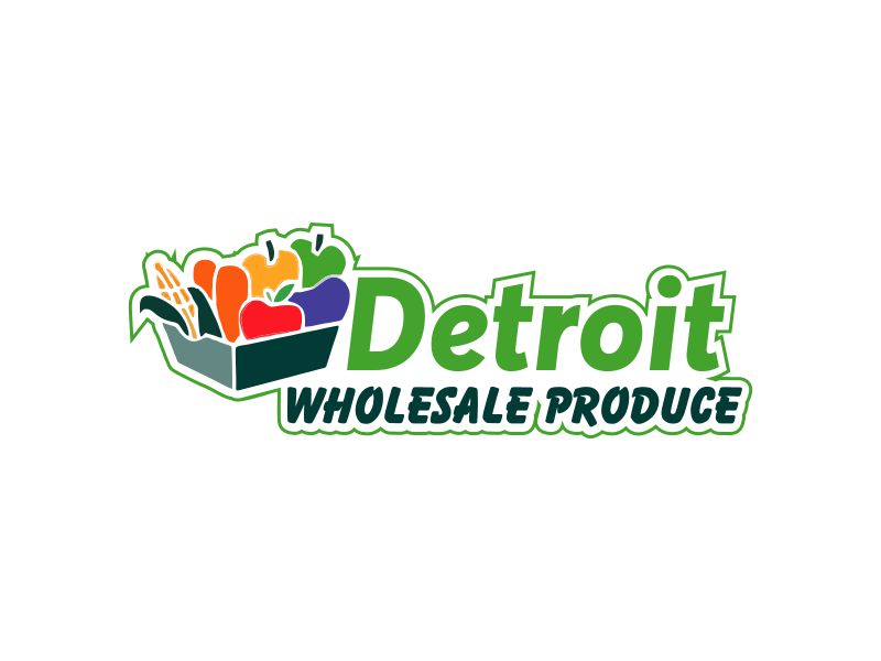 Detroit Wholesale Produce logo design by sikas