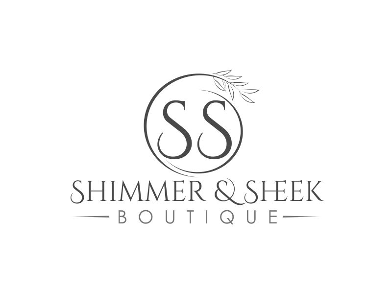 Shimmer & Sheek Boutique logo design by Greenlight