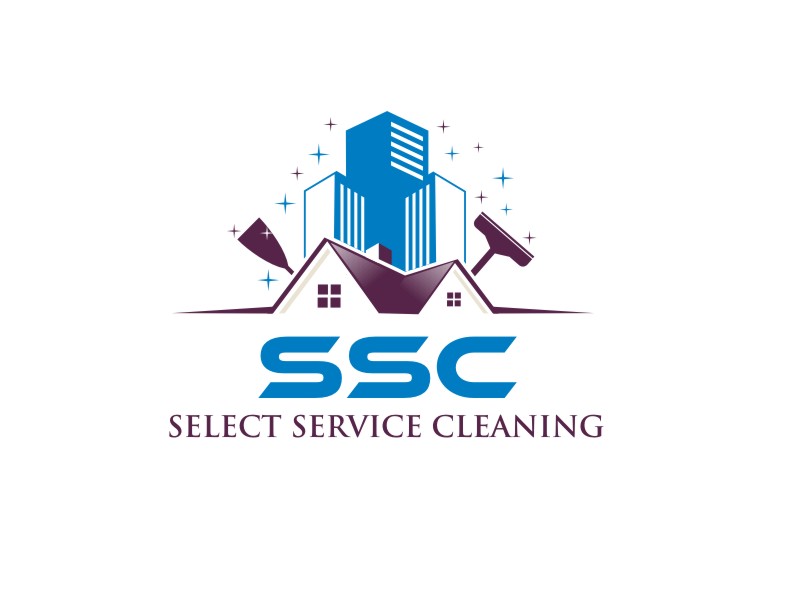 Select Service Cleaning logo design by rdbentar