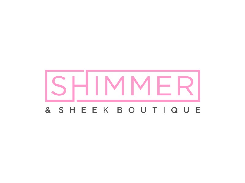 Shimmer & Sheek Boutique logo design by Artomoro