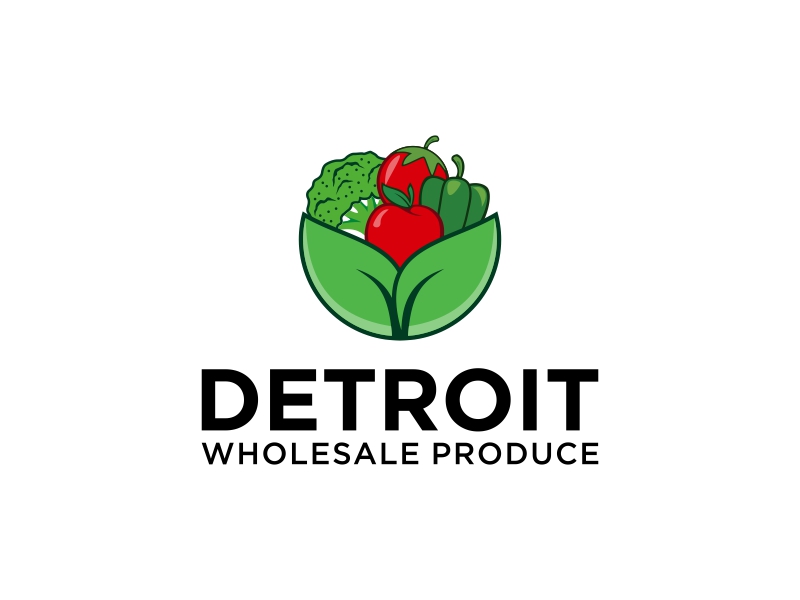 Detroit Wholesale Produce logo design by restuti