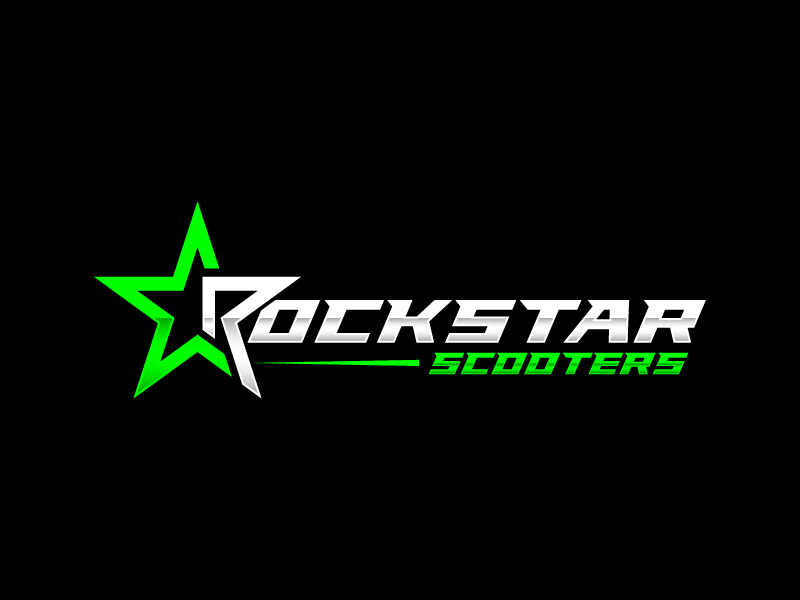 Rockstar Scooters logo design by Kirito