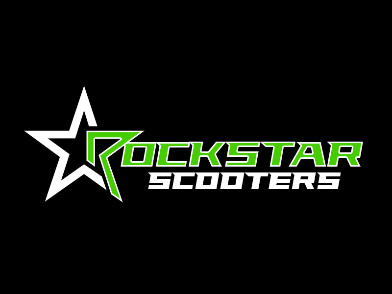 Rockstar Scooters logo design by kunejo