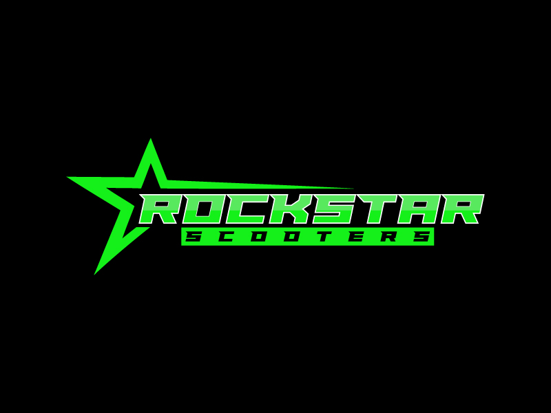 Rockstar Scooters logo design by logogeek