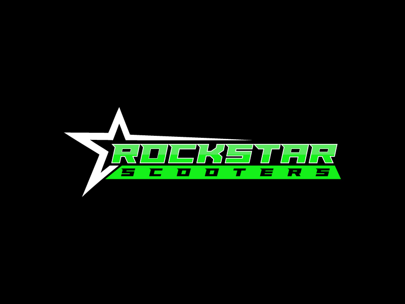 Rockstar Scooters logo design by logogeek