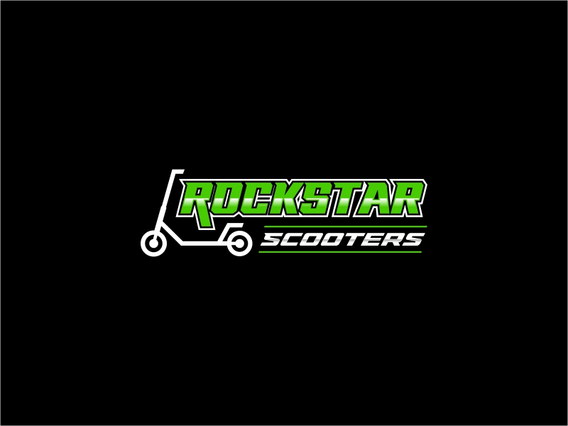Rockstar Scooters logo design by yoppunx