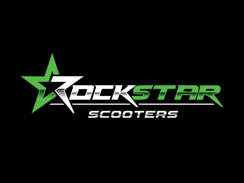 Rockstar Scooters logo design by bluespix