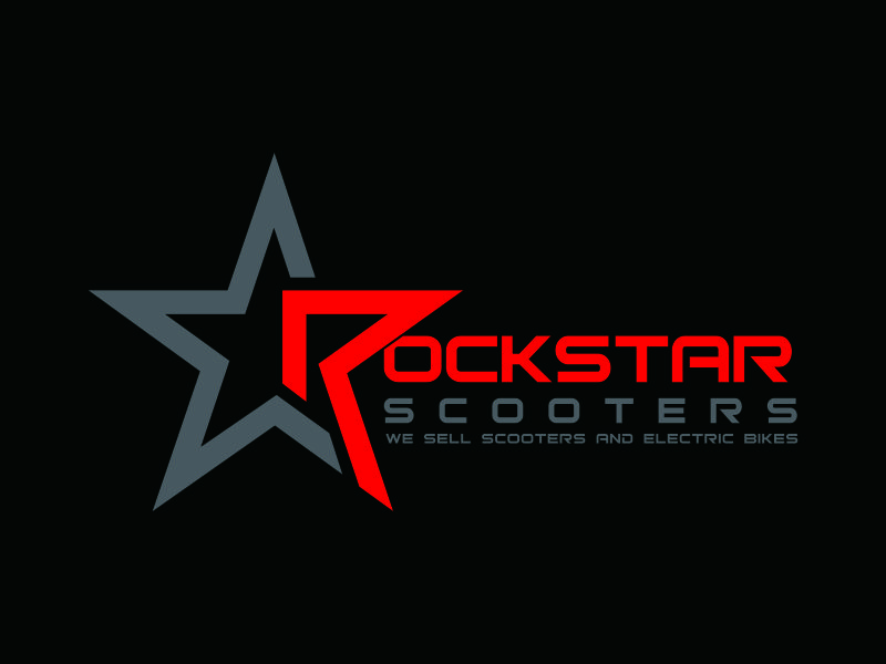 Rockstar Scooters logo design by ozenkgraphic