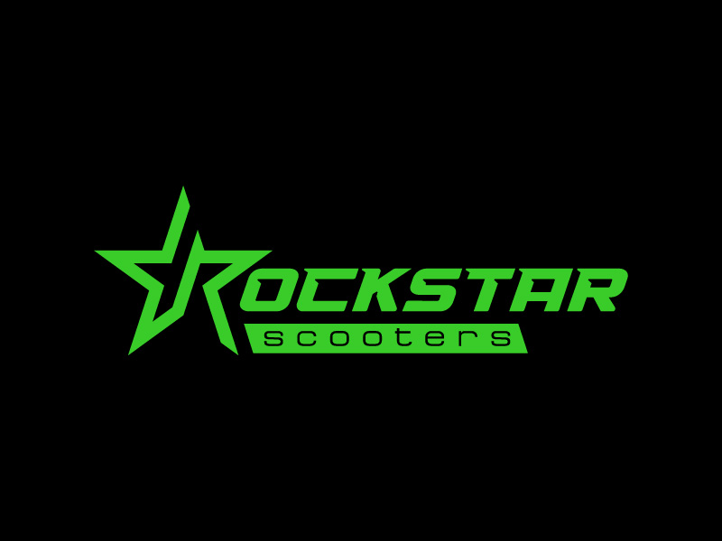 Rockstar Scooters logo design by CreativeKiller