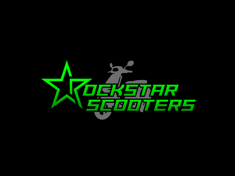 Rockstar Scooters logo design by sakarep