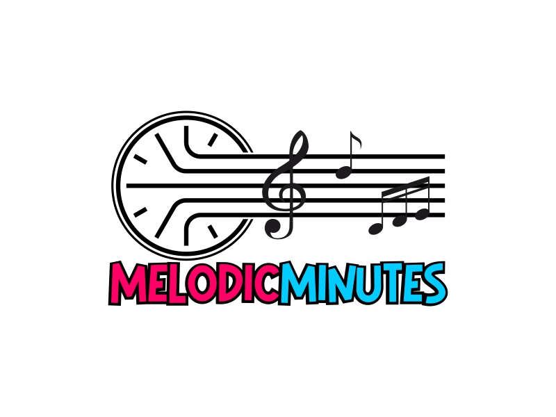 Melodic Minutes logo design by ekitessar