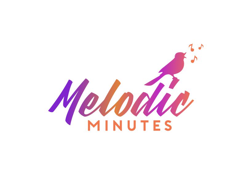 Melodic Minutes logo design by serprimero