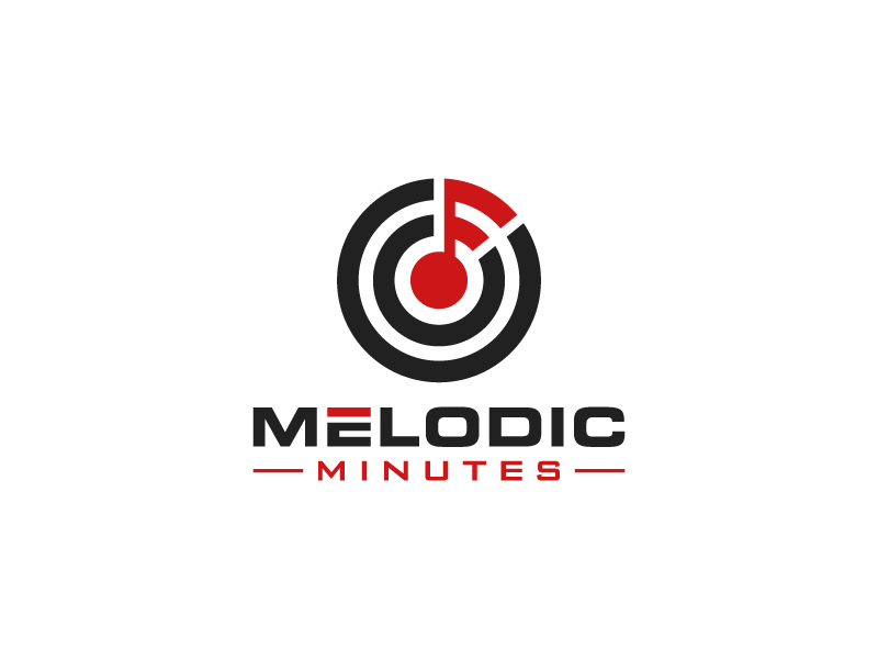 Melodic Minutes logo design by pencilhand
