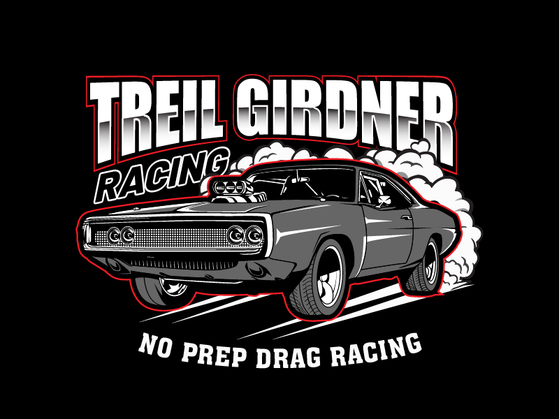 Treil Girdner Racing logo design by surya