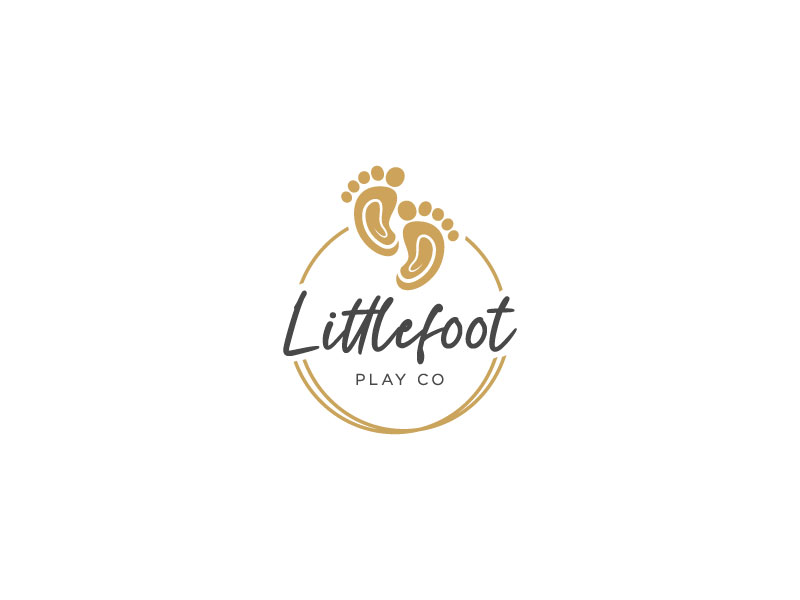 LITTLEFOOT PLAY CO logo design by mikha01