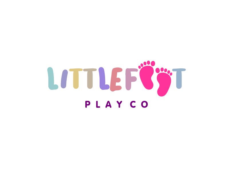 LITTLEFOOT PLAY CO logo design by GURUARTS