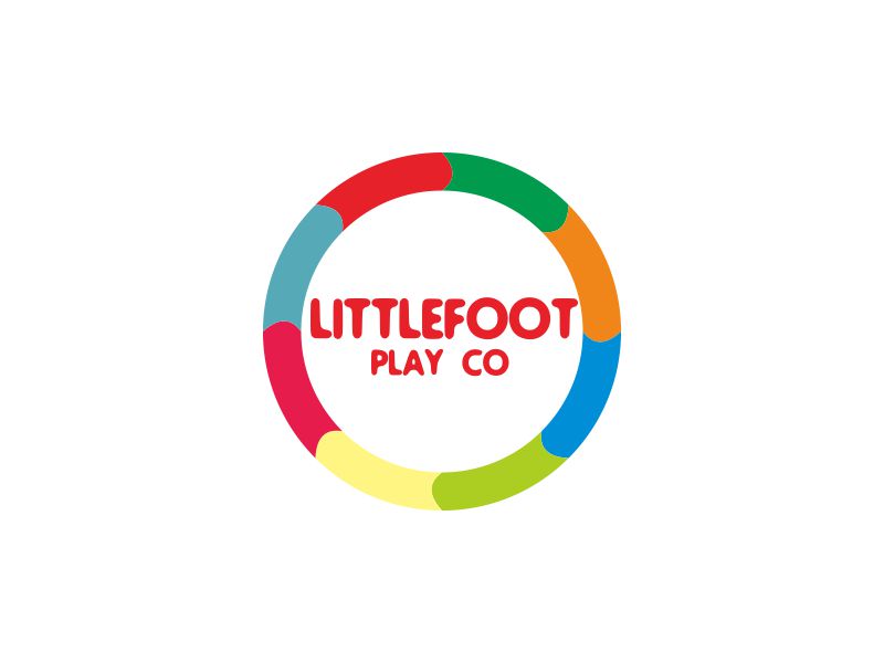 LITTLEFOOT PLAY CO logo design by Greenlight