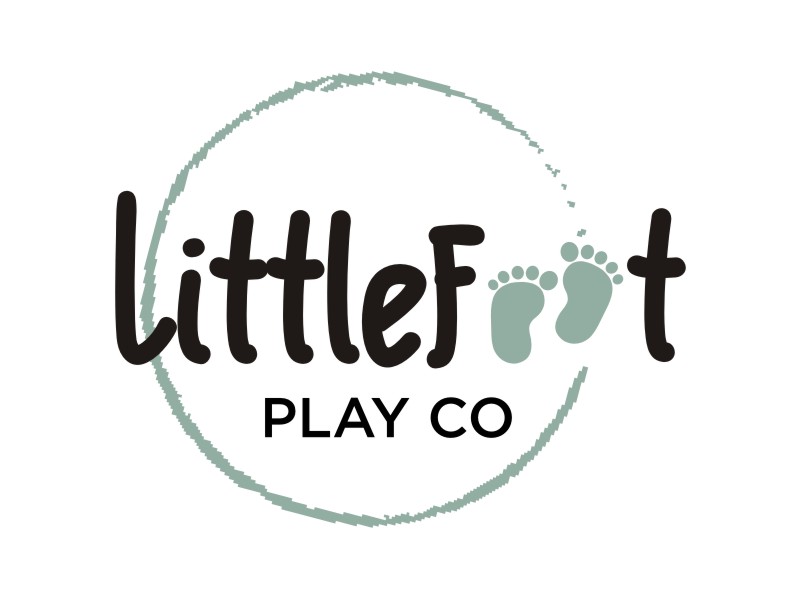 LITTLEFOOT PLAY CO logo design by sheilavalencia