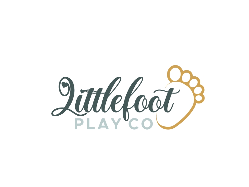 LITTLEFOOT PLAY CO logo design by kopipanas