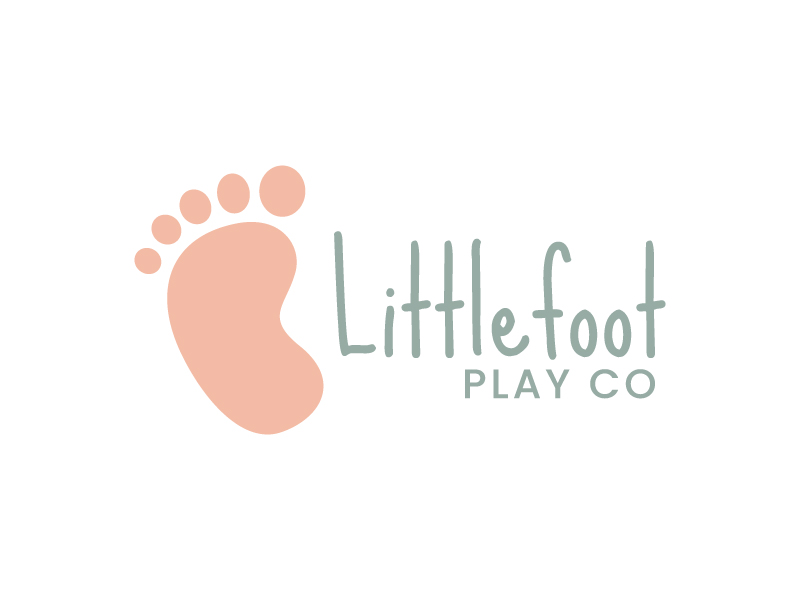 LITTLEFOOT PLAY CO logo design by Farencia