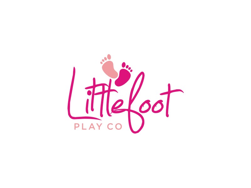 LITTLEFOOT PLAY CO logo design by Artomoro