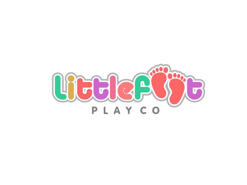 LITTLEFOOT PLAY CO logo design by GURUARTS