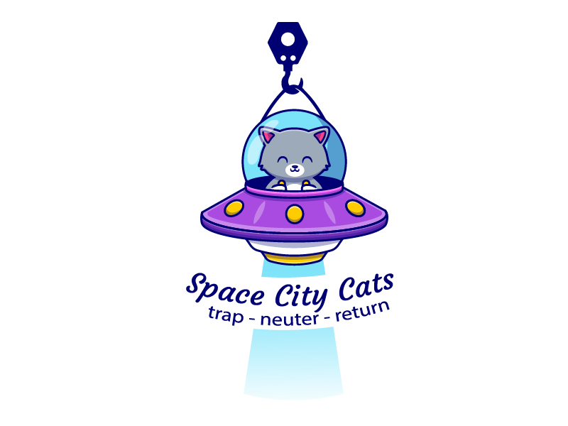 Space City Cats logo design by AnuragYadav