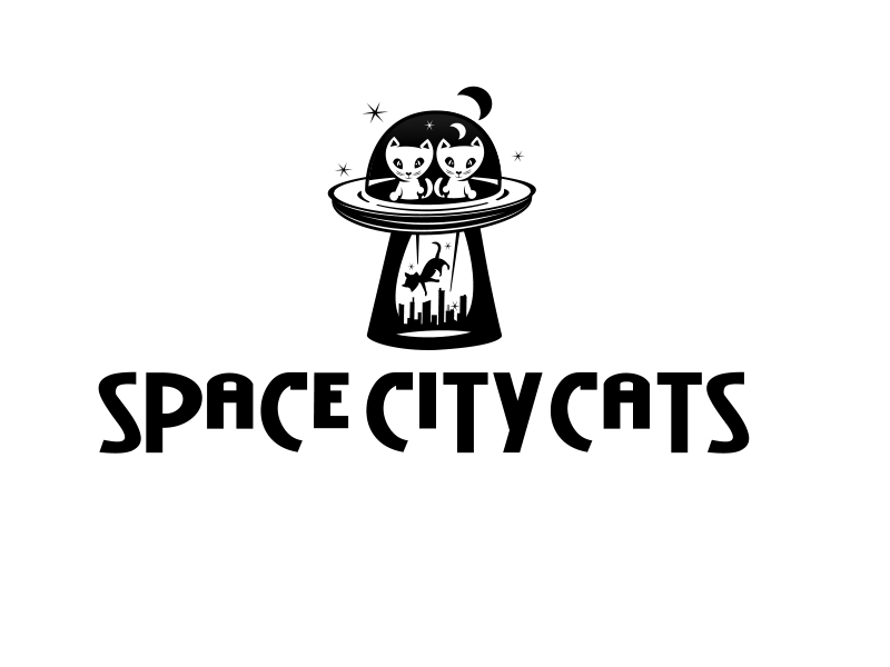 Space City Cats logo design by ruslanyliudmyla