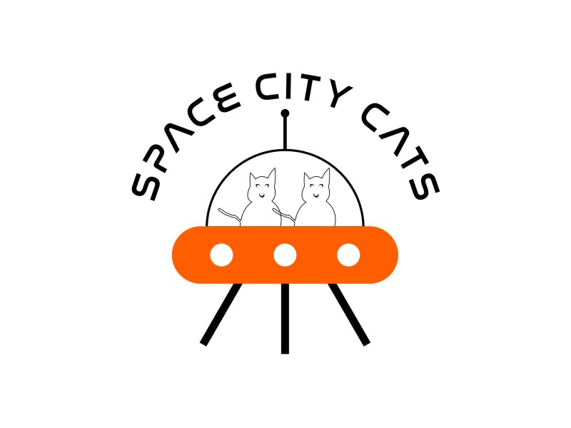 Space City Cats logo design by Artomoro