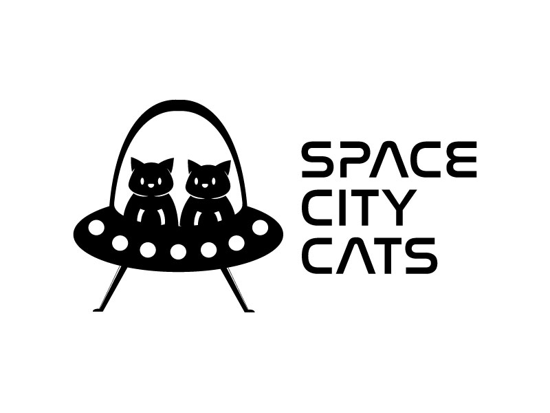 Space City Cats logo design by Dini Adistian