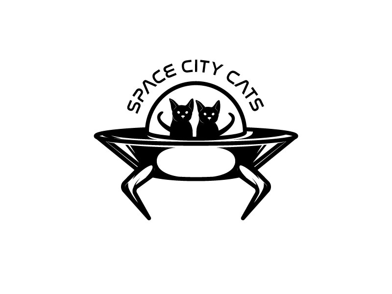 Space City Cats logo design by Dini Adistian
