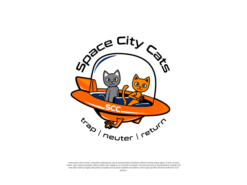 Space City Cats logo design by surya