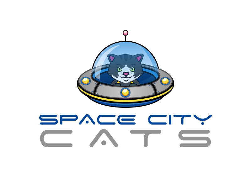 Space City Cats logo design by rizuki
