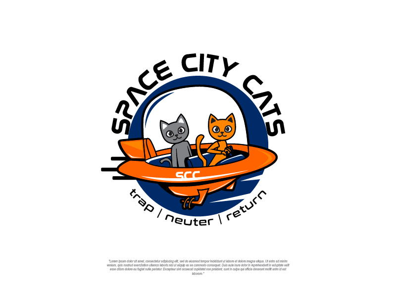 Space City Cats logo design by surya